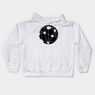 The Map (Black Version) Kids Hoodie